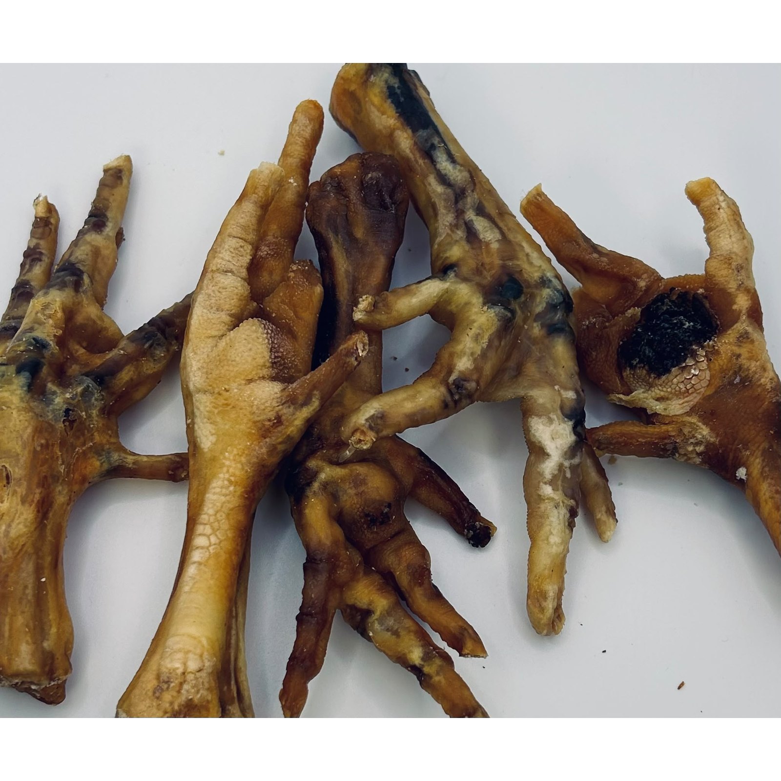 Natural dried chicken feet for dogs