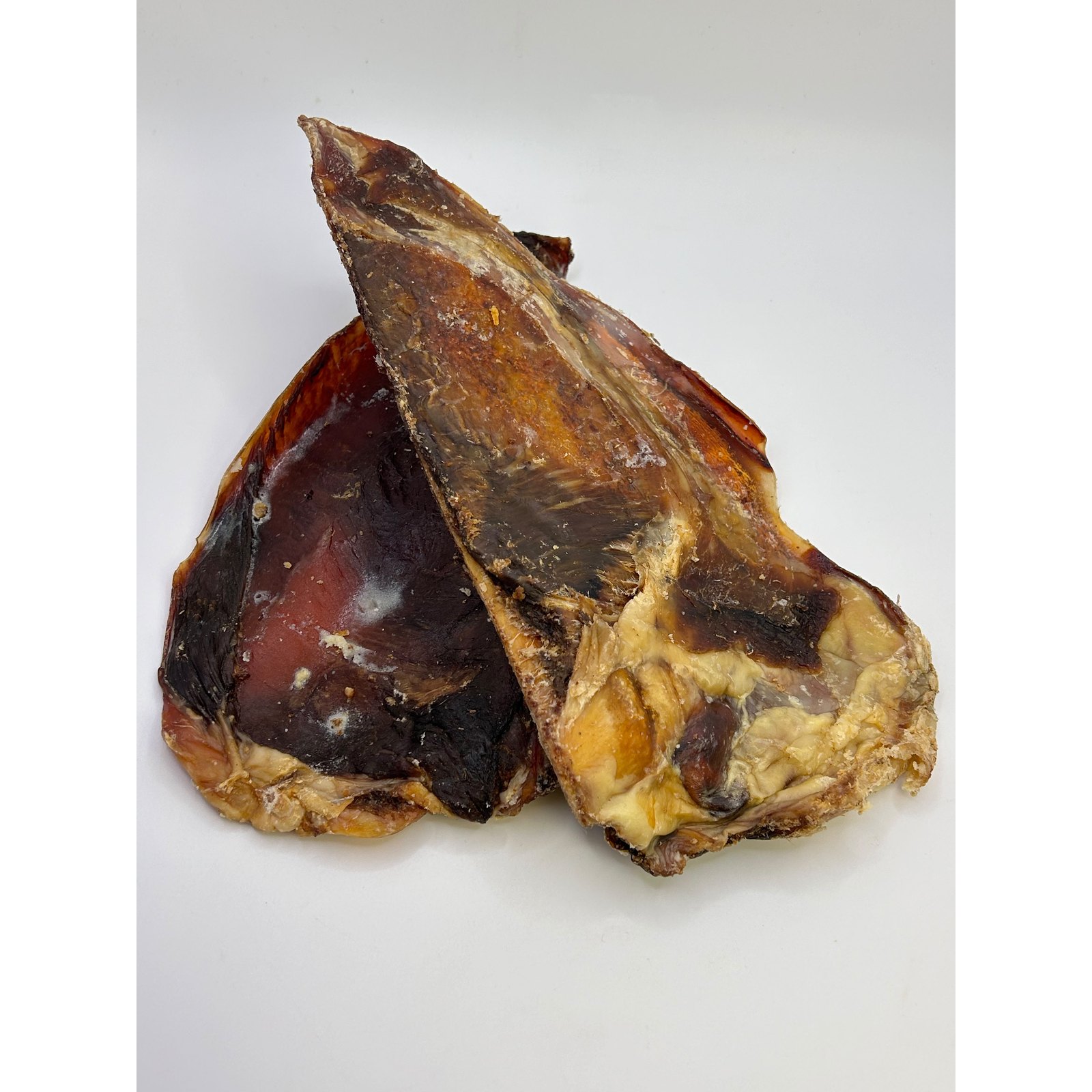 Natural beef moon bone chews out of the packet